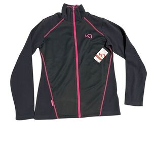 Kari Traa Women's gray Jacket with Pink Accents